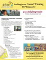 Peaceful Playgrounds Program Flyer